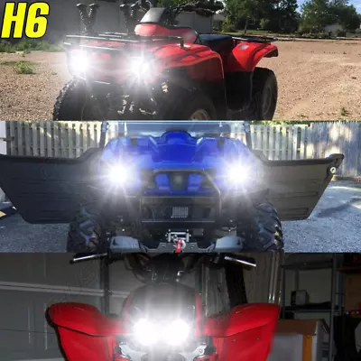 Headlights For Honda TRX 250 RECON 300 400 450 40W 6000K White LED Bulb H6M • $13.99