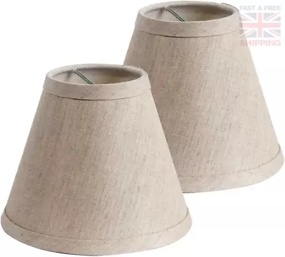 ONEPRE Candle Lampshades For Chandelier Ceiling Light Clip On Pendant Lamp Shad • £15.83