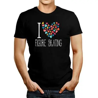 I Love Figure Skating Colorful Hearts T-shirt • $21.99
