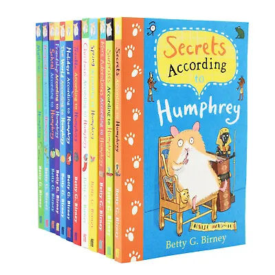 According To Humphrey The Hamster Series 12 Books By Betty G. Birney - Paperback • £25.34