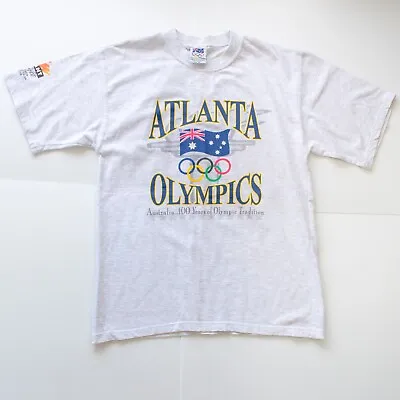 Atlanta 1996 Olympics T Shirt 90's Australia Instant Scratchits Official Sponsor • £19.99
