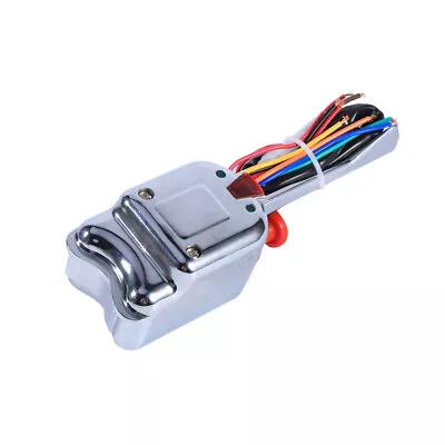 Car For Universal Street Hot Rod Chrome Turn Signal Switch For Ford 12V • $40.22
