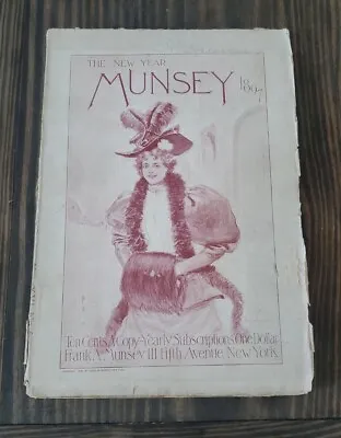 The New Year Munsey January 1897 VINTAGE Magazine • $12.95