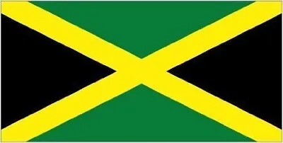 JAMAICA NATIONAL FLAG 5 X 3 Ft - (152 X 91cm)  With Metal Eyelets - Brand New • £5.95