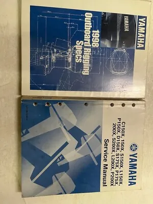 1998 Yamaha Outboard Two Stroke Jet Drive Service Manual LIT-18616-02-01 Set • $59.95