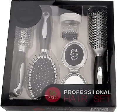 Professional 16 Piece Hair Care Kit Gift Set Features - Xmas Gift • £9.99