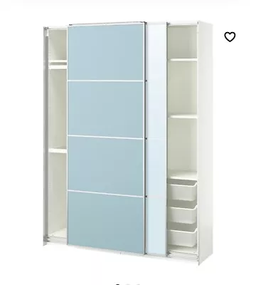 IKEA PAX Wardrobe With Sliding Mirror Doors • £200