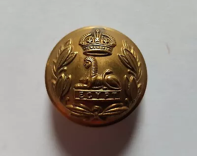 Vintage WW1 WW2 Era Lancashire Fusiliers Brass Military Button - J.R Gaunt • £5