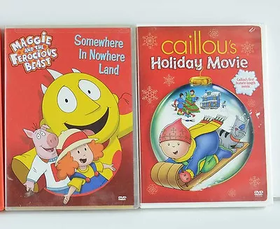 3 DVD LOT Caillou Maggie And The Ferocious Beast Children Kids  • $15