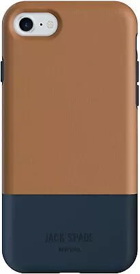 Jack Spade Color Block Case Tan Navy For Iphone 7 8 SE 2020 4.7  • £9.95