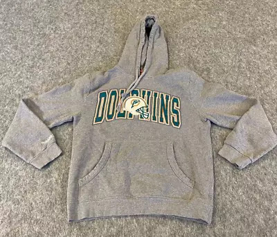 Miami Dolphins Mitchell & Ness Sweatshirt Gray Measured Longsleeve • $25