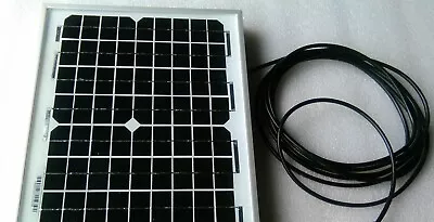 HGV Horsebox Lorry Solar Panel Battery Charger 20w 20 Watt 24v 24 Volt +5m Lead • £89.99