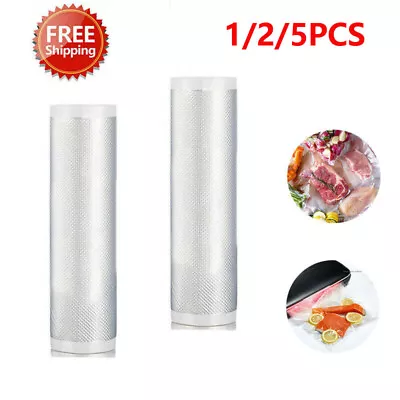 $5.99 • Buy 1/2 /5PC Vacuum Sealer Bags Food Seal Bag 6  X 5M For Kitchen Food Saver Storage
