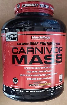 MuscleMeds Carnivor Mass Chocolate Peanut Butter 5.9 Lbs. EXP: 6/26 (see Photos) • $44.95