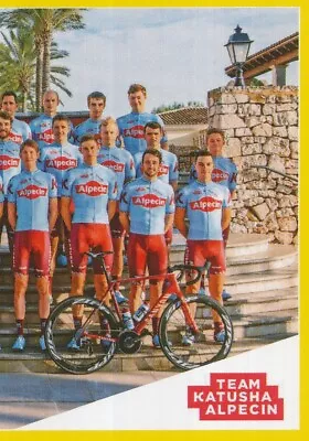 189 Team Team # Swisse Katusha Alpecin Sticker Panini Tour De France 2019 • $2.12