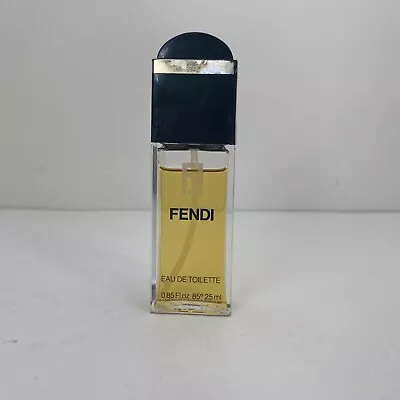 Vintage Classic Fendi Eau De Toilette Perfume Spray Naturel .85 Oz 25 Ml Rare • $107