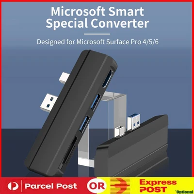 $20.99 • Buy 5 In 1 USB Hub With HDMI Compatible 2 Port USB 3.0 TF Slot For Surface Pro 6 5 4
