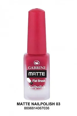Gabrini Matte Nail Polish - Nail Colors - Matte Nail Varnish - Top Quality- 13ml • £2.50
