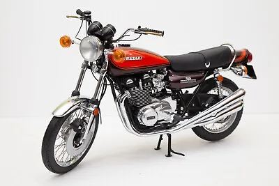 Rare MINT Minichamps 1:6 Scale Kawasaki Z2 750 RS (1973) Diecast Motorcyle Boxed • £495