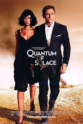 Quantum Of Solace (2008) Movie Poster Advance C Original SS Unused NM Rolled • $14.99