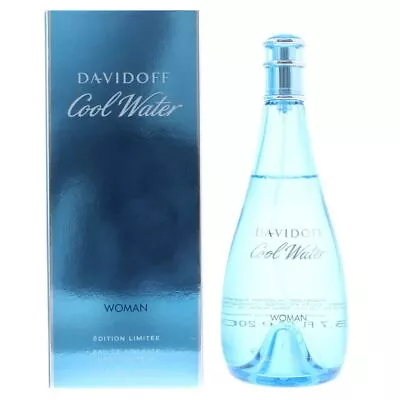 Davidoff Cool Water Woman Eau De Toilette 200ml Spray For Her NEW. EDT • £37.95