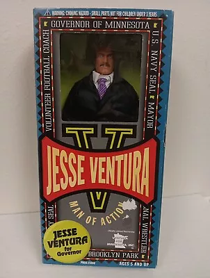 Jesse Ventura Man Of Action Governor Of Minnesota 12” Action Figure  1999 NWDP • $19.97