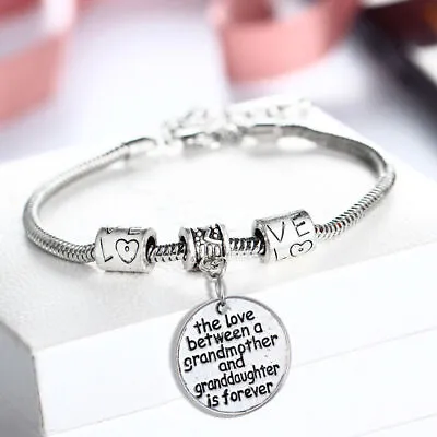 925 Sterling Silver Plated Bangle Bracelet Charm Lady Womens Jewellery Gifts New • £4.95