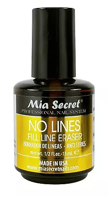 Mia Secret Acrylic Nail System No Lines Fill Line Eraser 0.5 Oz Made In USA • $10.50