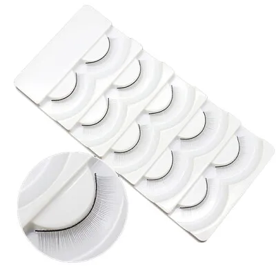 $9.95 • Buy 30 Pairs Practice Eyelash Extension Self Adhesive Training False Strip Lashes 