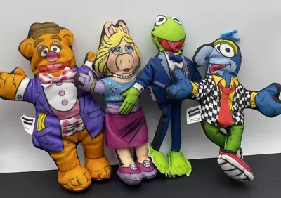 THE MUPPETS Vtg. 1998 Plush Toy Set Kermit Miss Piggy Gonzo Fozzie Blockbuster • $26