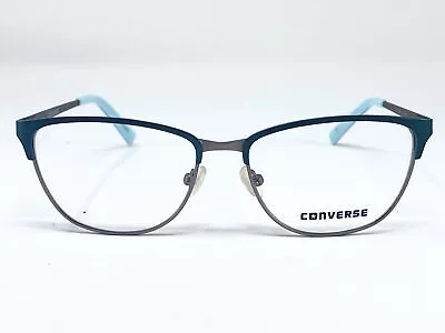 New CONVERSE Q201 Teal/ Silver Womens Eyeglasses Frame 52-15-135 • $28