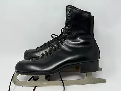 RIEDELL 220 By Red Wing Vintage Figure Ice Skates Sheffield Blades Men's 9.5 • $199.99