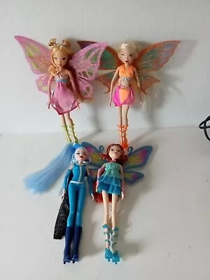 WINX CLUB Good Vs Evil DOLLS SET ICY STELLA BLOOM FLORA 2012 Fairy Wings • $299.99