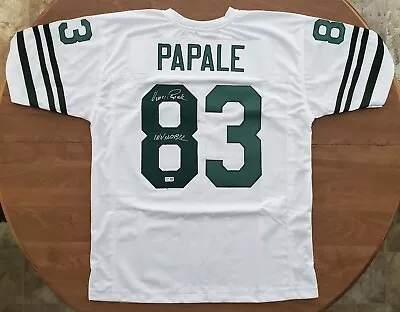 Vince Papale Signed Philadelphia Eagles Jersey Invincible Inscription TRISTAR • $79.99