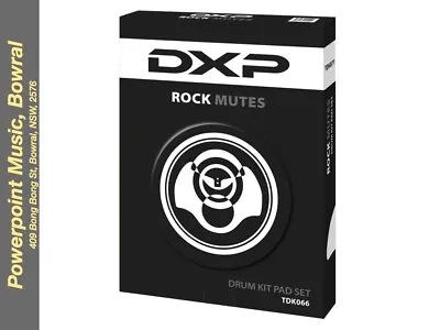 DXP TDK066 Rock Mutes - Drum Kit Pad Set - 7-Piece Set Rock Size • $119