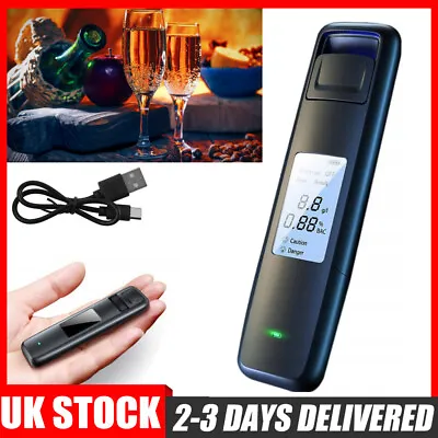 £16.89 • Buy Professional LCD Digital Breath-Alcohol Tester Breathalyser Police Automatic