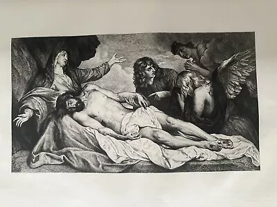 Guiffrey (Jules) Antoine Van Dyck  “Christ In The Tomb” • $59