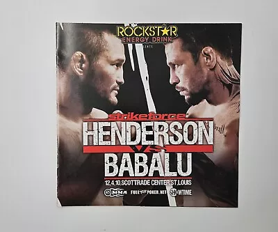  Strikeforce MMA Program Dan Henderson UFC Ultimate Fighting Robbie Lawler • $39.99