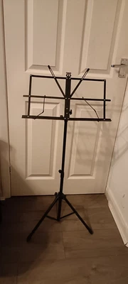 £0.99 • Buy Black Foldable Music Stand Adjustable Instrument Musical Accessories Sheet 