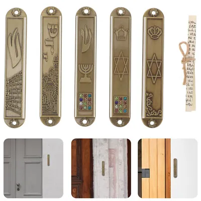  5 Pcs Mezuzah With Scroll Door Holy Pillar Home Decor Office Decore Goal Post • $13.45