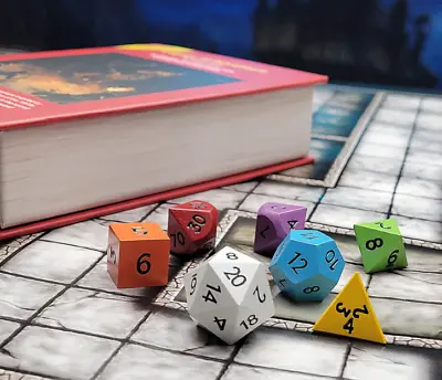 Legacy Of Adventure Metal DnD Dice Set And Storage Case | Dungeons And Dragons • $54.99