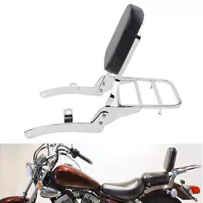 Motorcycle Rear Passenger Backrest Sissy Bar For Yamaha Virago 400 535 XV400 535 • $140.38