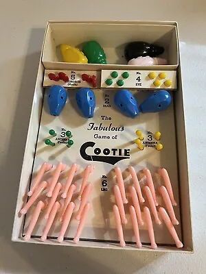 Vintage Schaper Cootie Game #200 Rare 1949 W/Original Box Inserts 100% Complete • $24.95