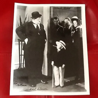 Karl Slover SIGNED Photo Movie Actor Laurel & Hardy 1939 Block Head Wizard Of Oz • $34