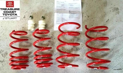 $222.99 • Buy NEW OEM SCION TC 2011-2016 TRD LOWERING SPRINGS FRONT AND REAR 