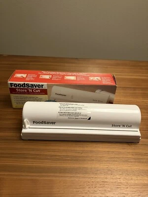 $34 • Buy FoodSaver Store 'N Cut Plastic Food Roll Holder And Cutter, Vacuum Sealer Bags