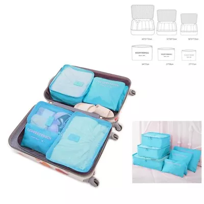 6PCS S/M/L Waterproof Luggage Packing Cubes & Laundry Pouches For Travel&Storage • $7.05