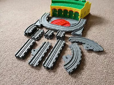 Thomas The Tank Engine Take N Play  Tidmouth Sheds Playset Carry Case + 4 Trains • £30