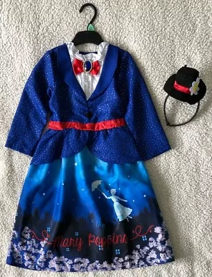 Disney Mary Poppins Fancy Dress Costume World Book Day Outfit ~ Girls 5-6 Yrs  • £14.99