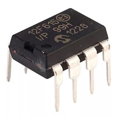 Microchip PIC12F615-I/P Microcontroller 8-bit DIP8 • £1.11